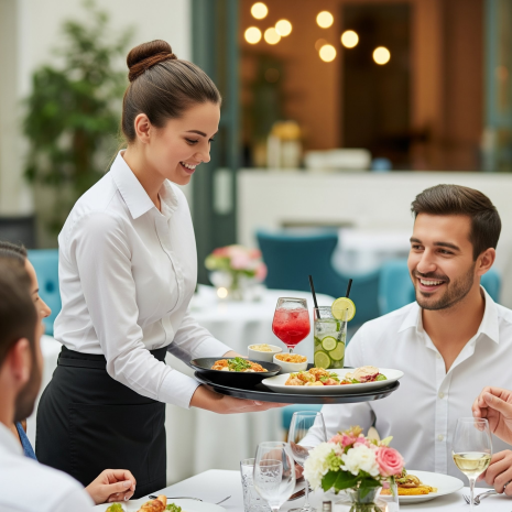 Imagem de um garçom